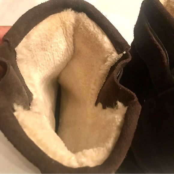 Marc Fisher MFerra Boots Brown leather winter insulated brown Shoes women’s 7 - Picture 3 of 9